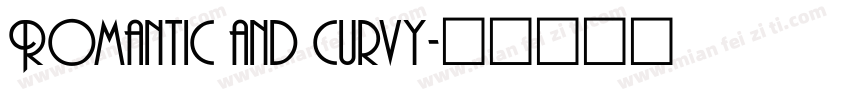 Romantic and curvy字体转换